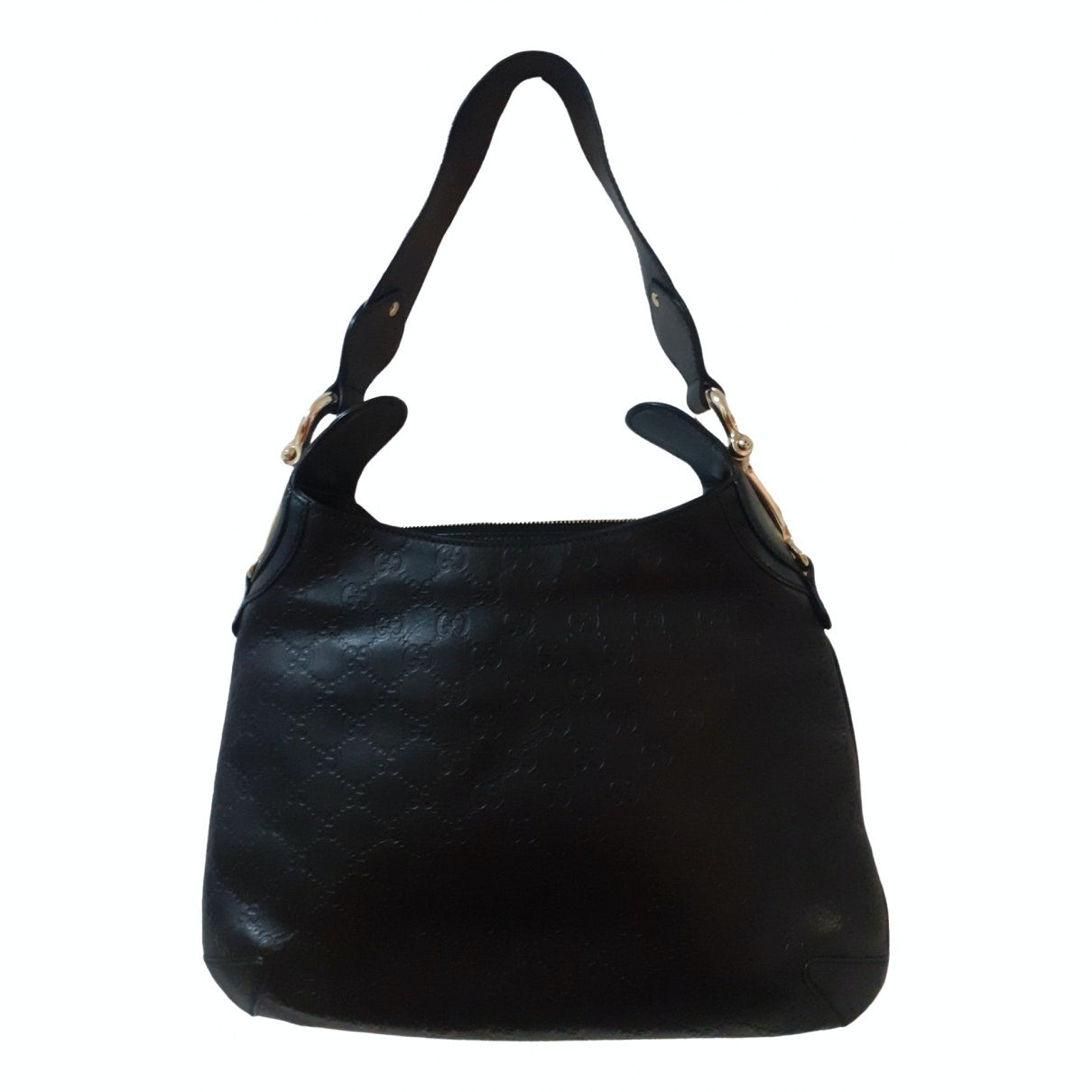 Gucci black leather handbag