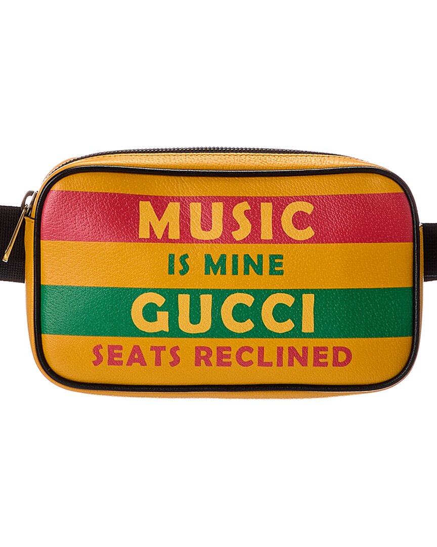 Gucci Music Is Mine Leather Belt Bag