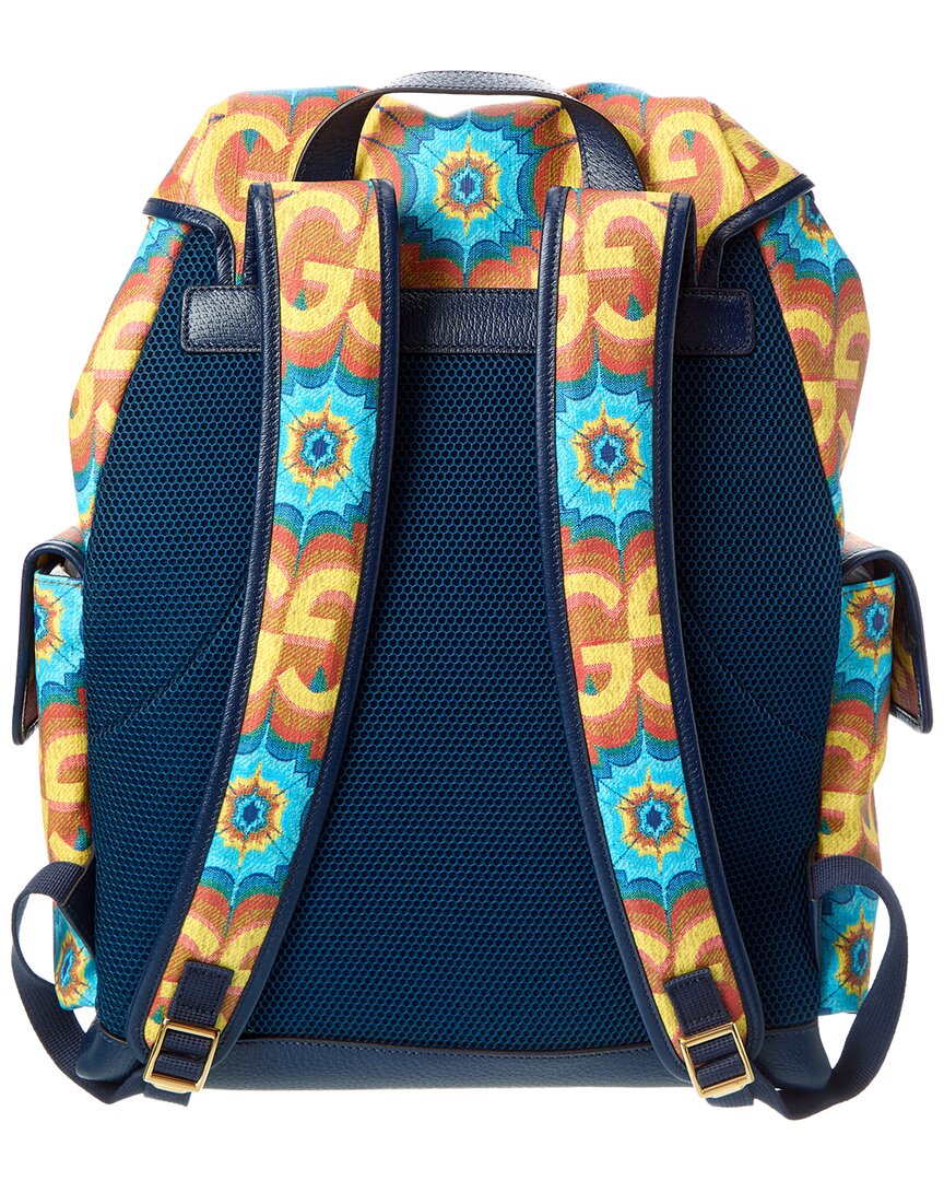 Gucci Canvas & Leather Backpack