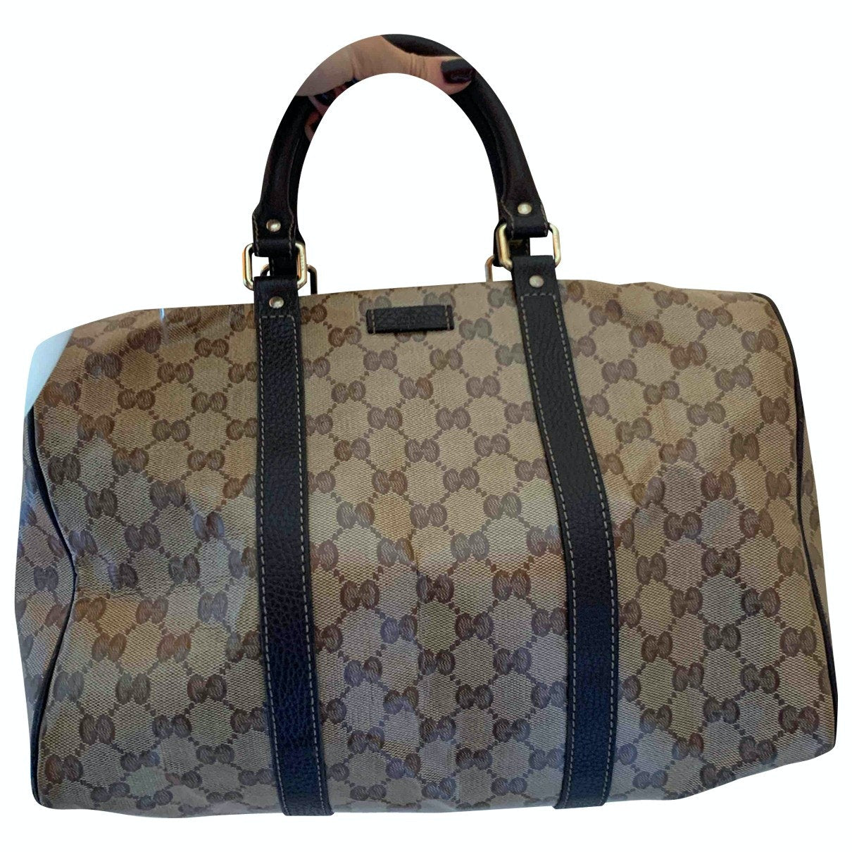 Gucci beige cloth handbag