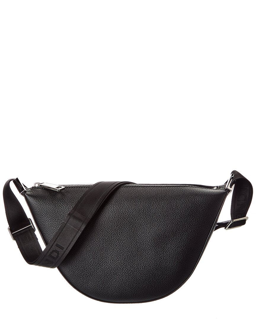 Fendi Handbag Roma Melon Hobo Bag Leather Black Small