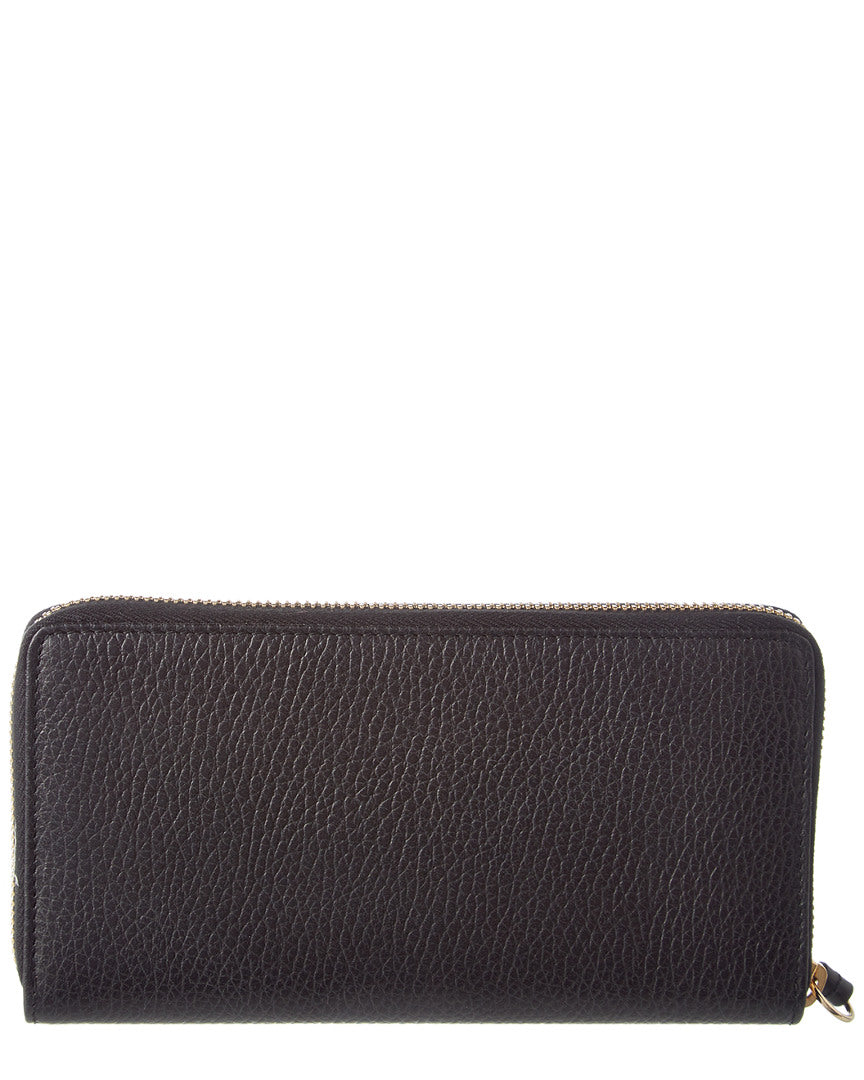 Gucci Leather Zip Around Wallet, Os