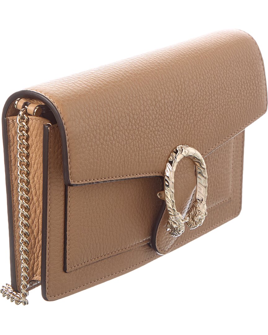 Gucci Dionysus Leather Wallet On Chain
