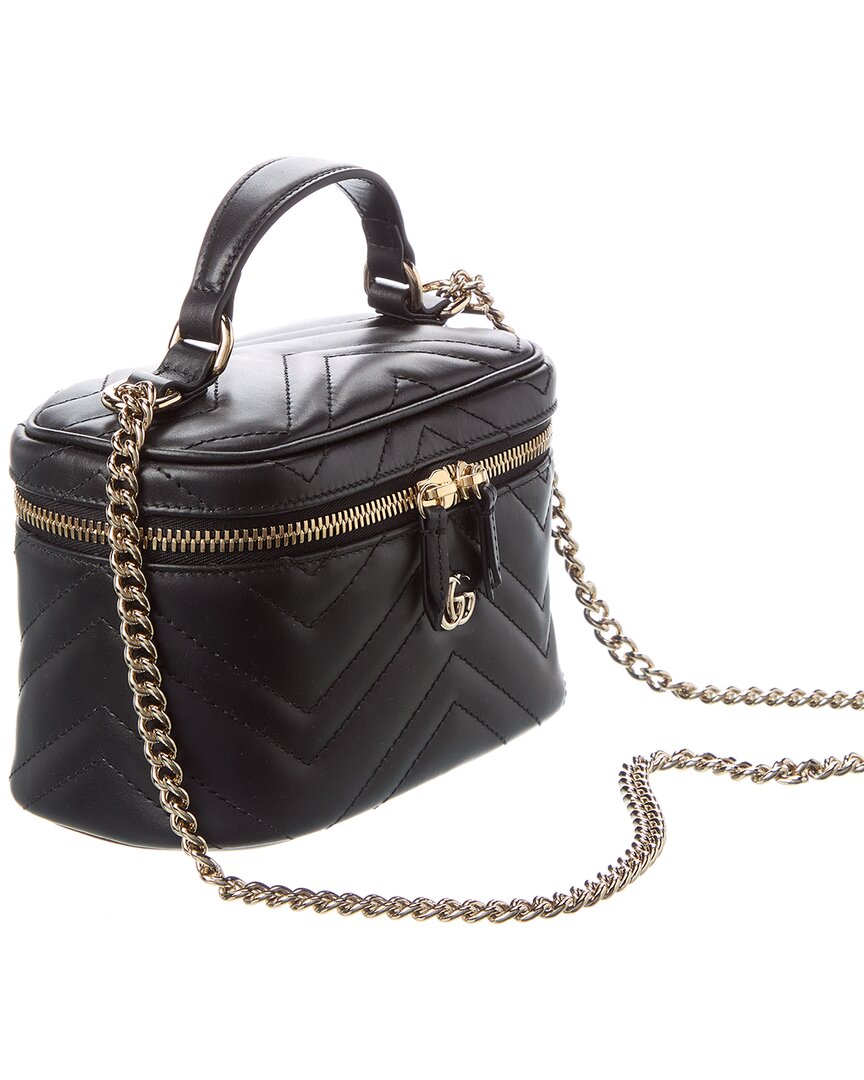 Gucci Gg Marmont Mini Leather Vanity Bag