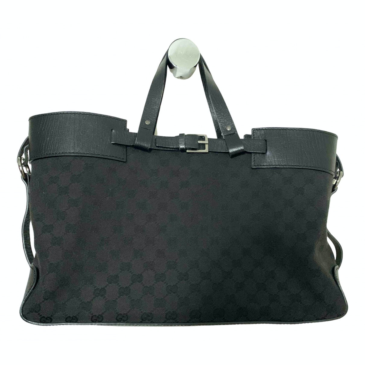 Gucci black leather handbag