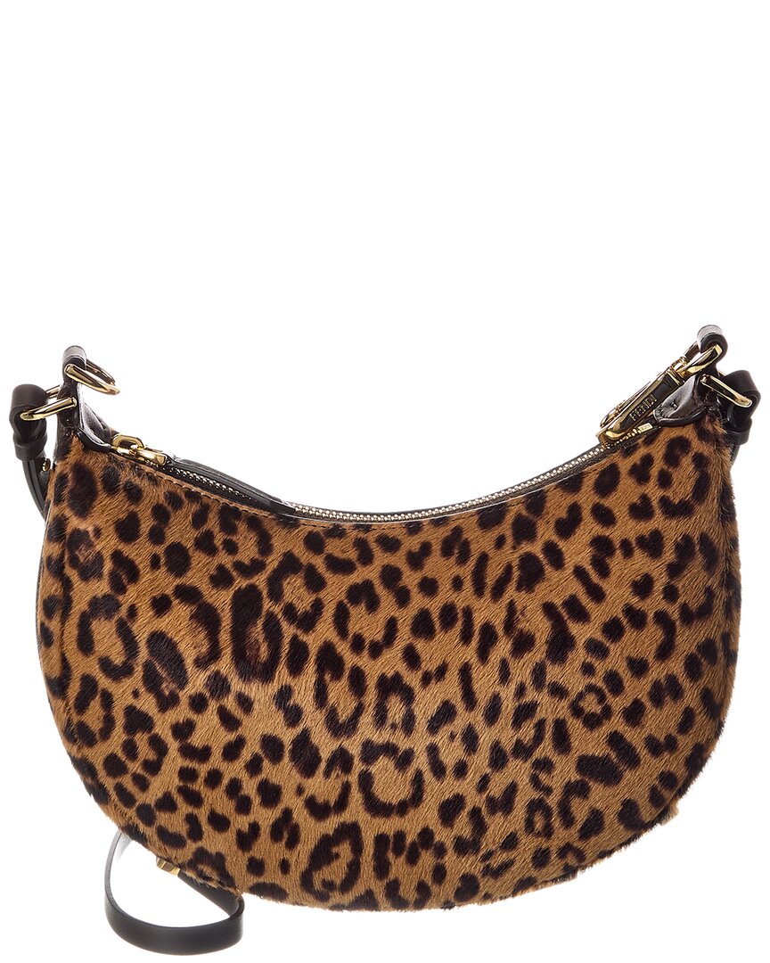 Fendi Handbag graphy Ff Haircalf Hobo Bag Mini