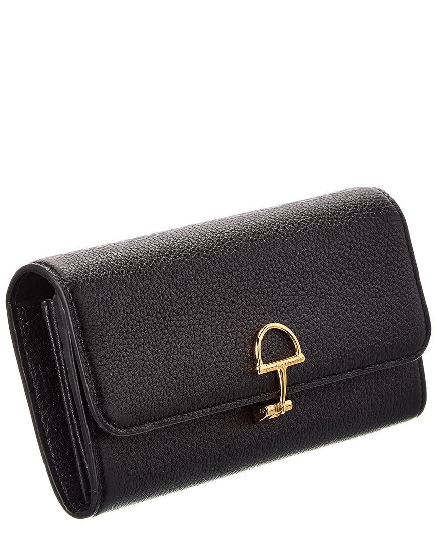 Gucci Softbit Leather Continental Wallet