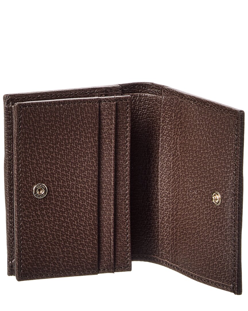 Gucci Ophidia Small Gg Supreme Canvas & Leather Wallet