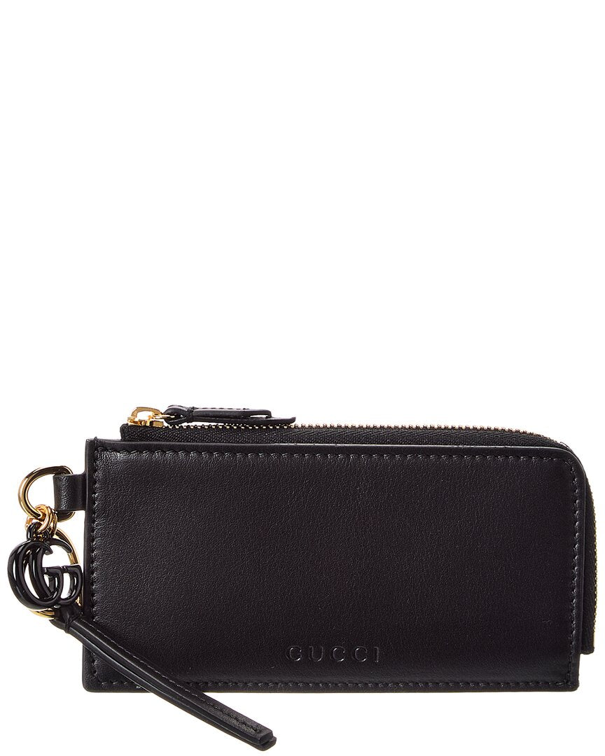 Gucci Double G Leather Card Case