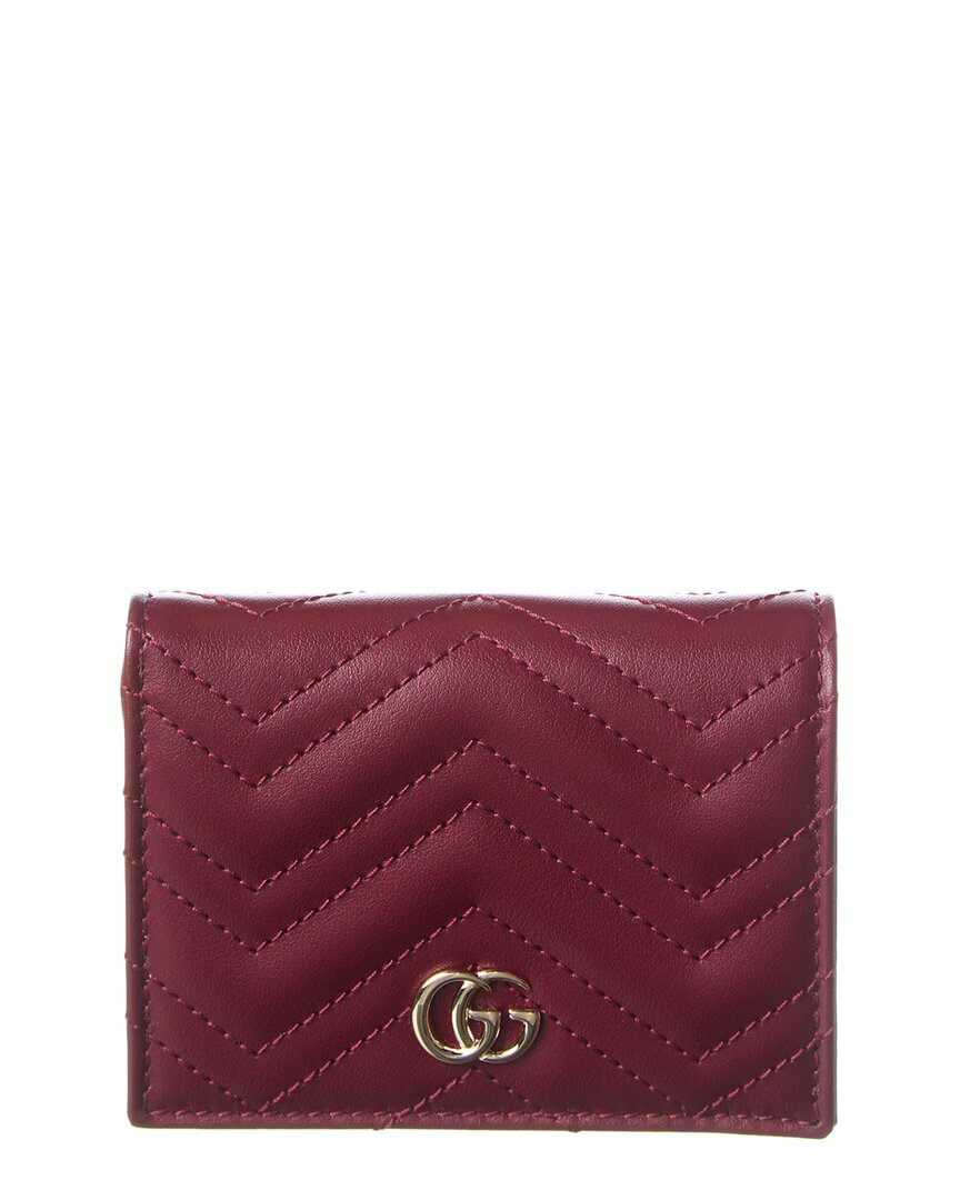 Gucci Gg Marmont Leather Card Case