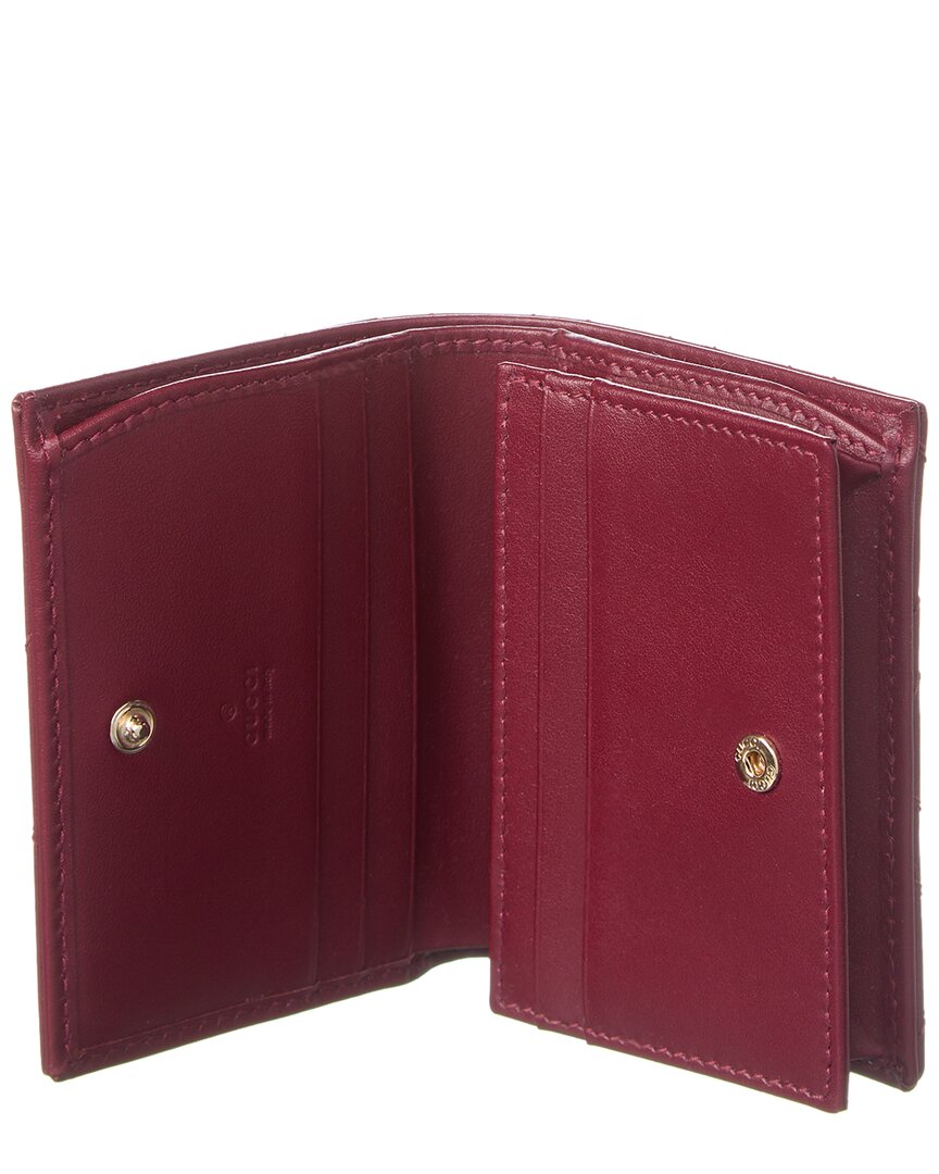 Gucci Gg Marmont Leather Card Case