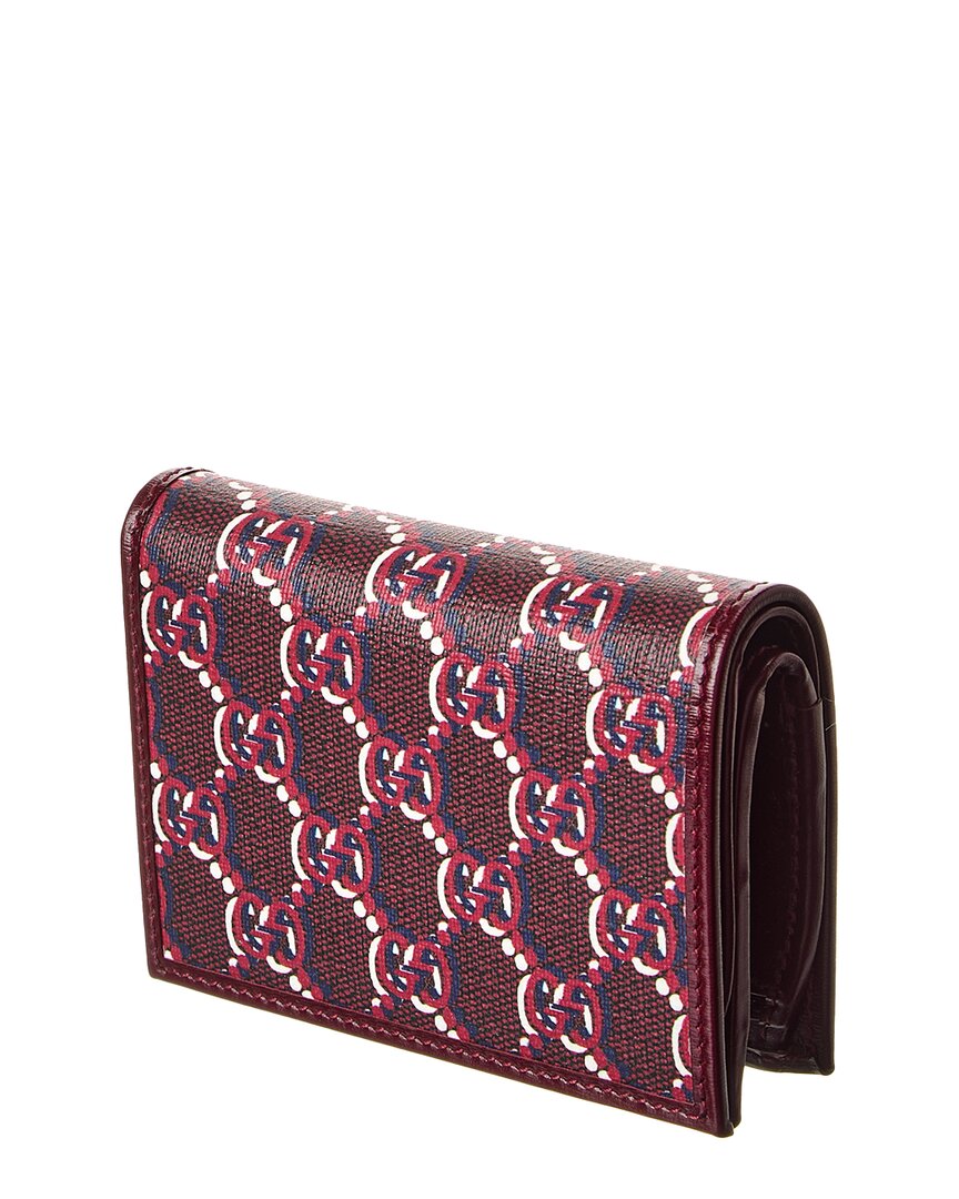 Gucci Medium Gg Shadow Canvas & Leather Wallet
