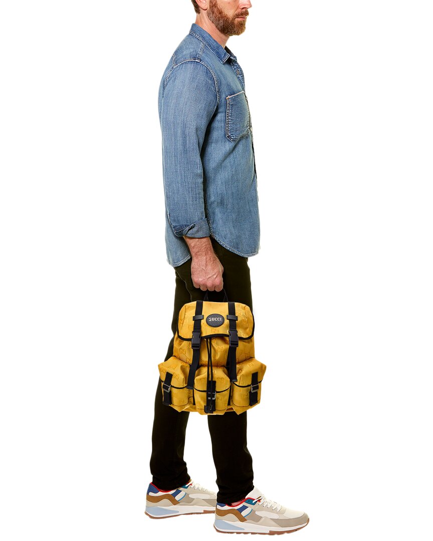 Gucci Off The Grid Backpack, Yellow
