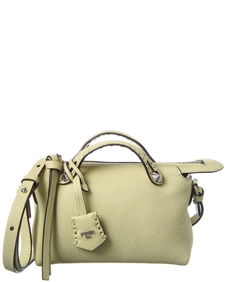 Fendi Handbag By The Way Selleria Satchel 12 Leather Green Mini Satchel Bag