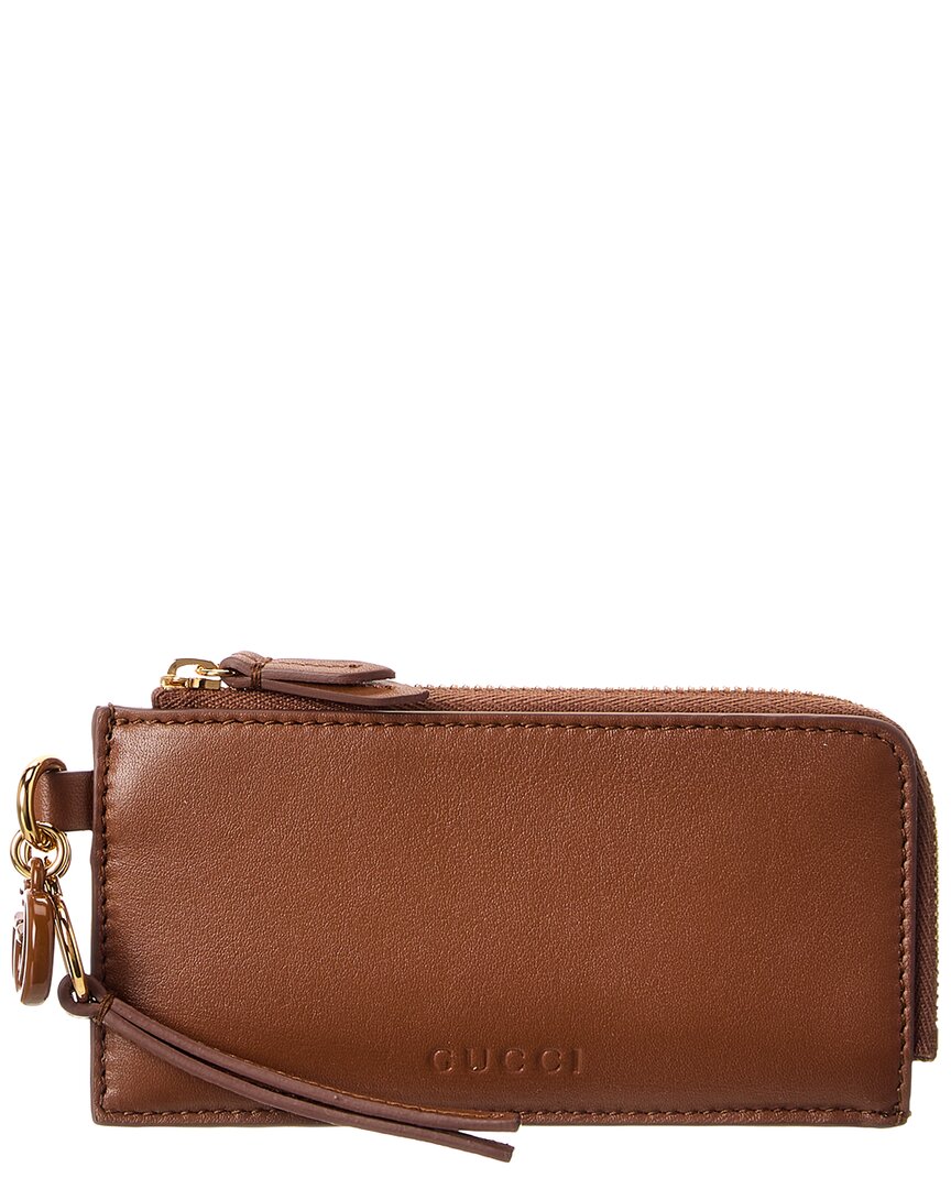 Gucci Double G Leather Card Case
