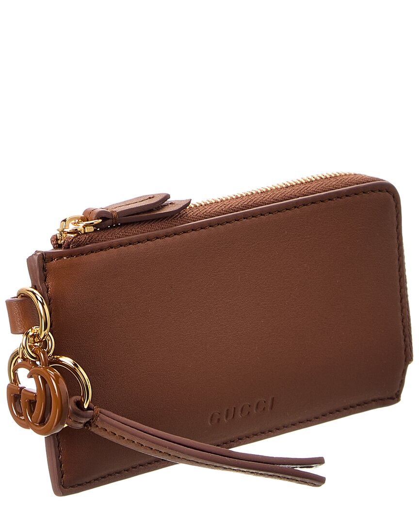 Gucci Double G Leather Card Case