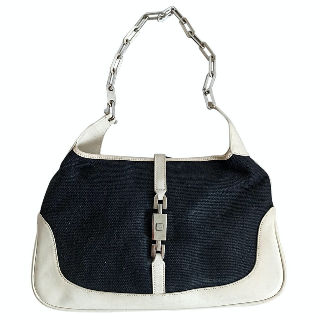 Gucci jackie black cloth handbag