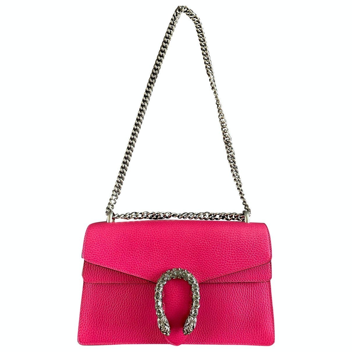 Gucci dionysus pink leather handbag