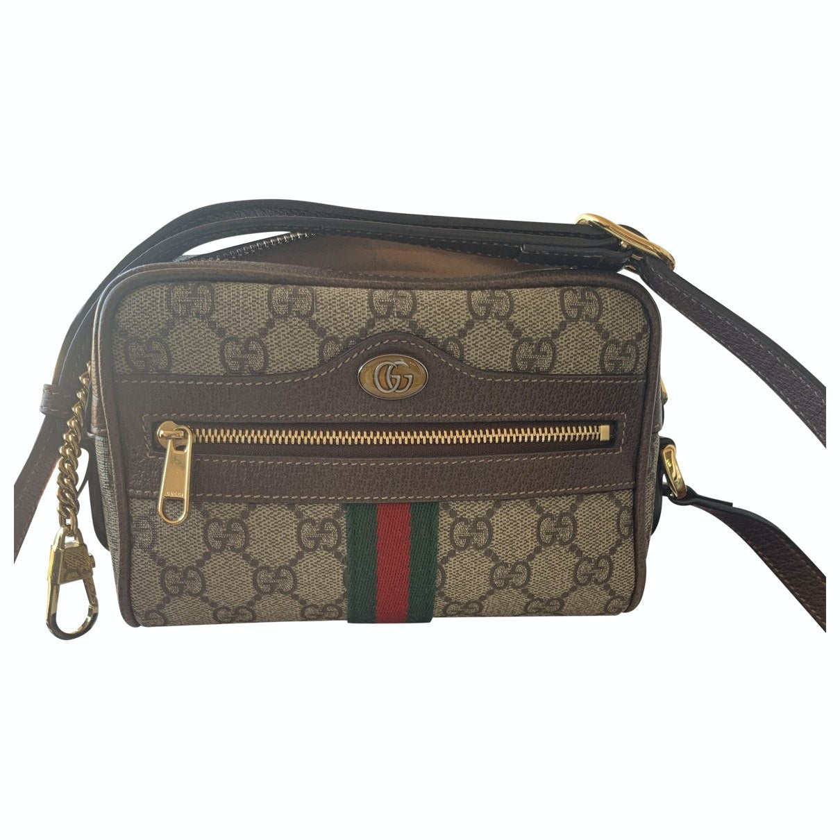 Gucci ophidia beige cloth handbag