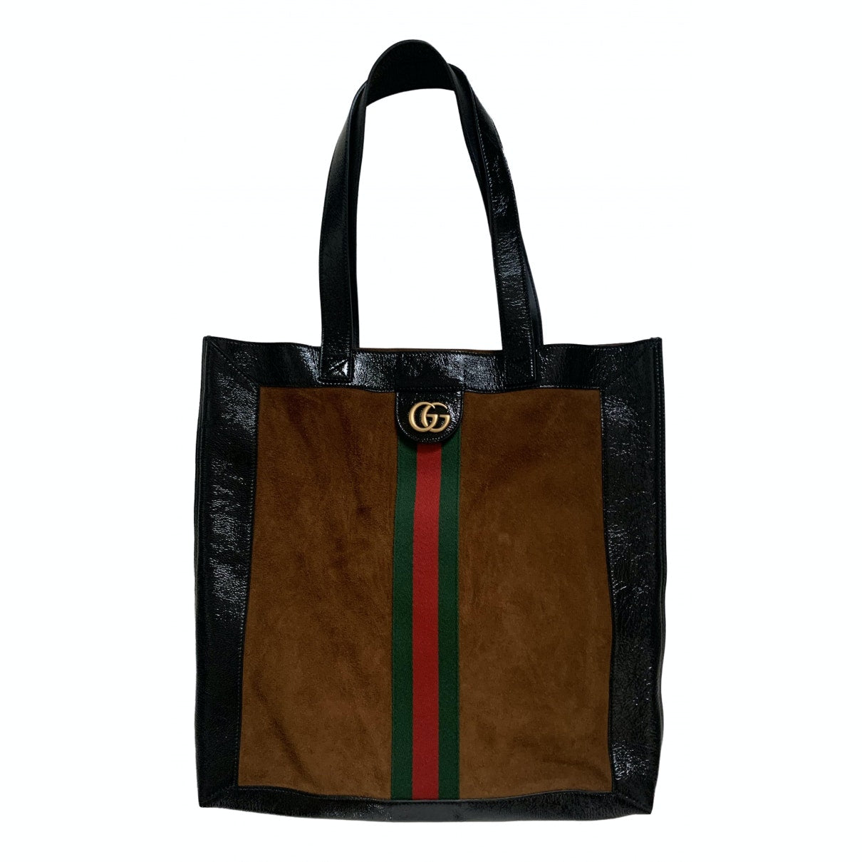 Gucci ophidia brown suede handbag