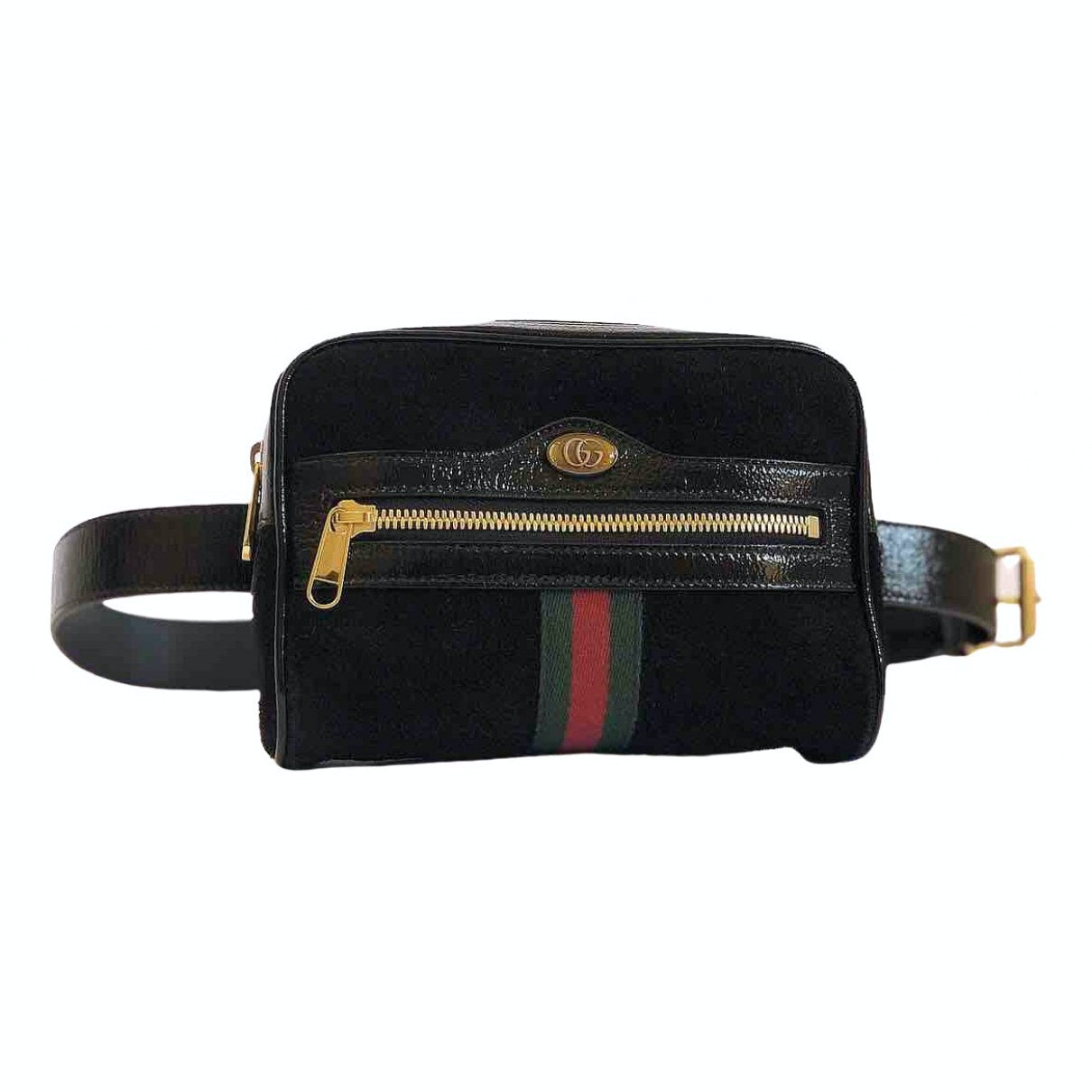 Gucci ophidia black suede handbag