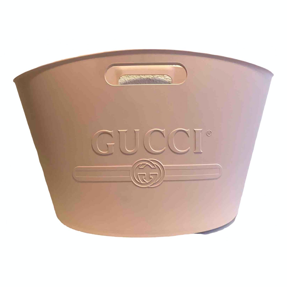 Gucci pink plastic handbag