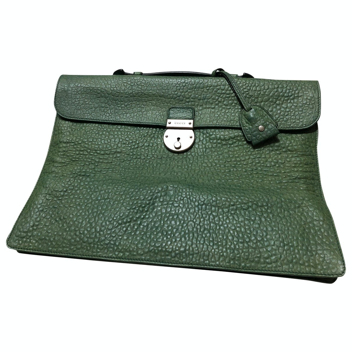 Gucci green leather bag