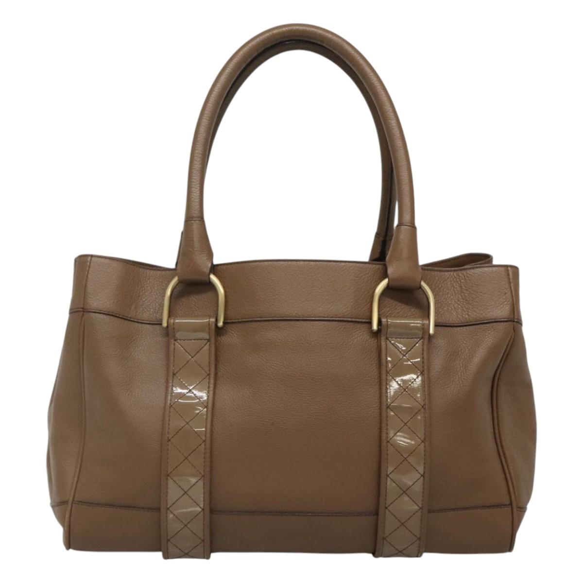 Burberry Tote Bag Leather Beige Leather Tote Bag