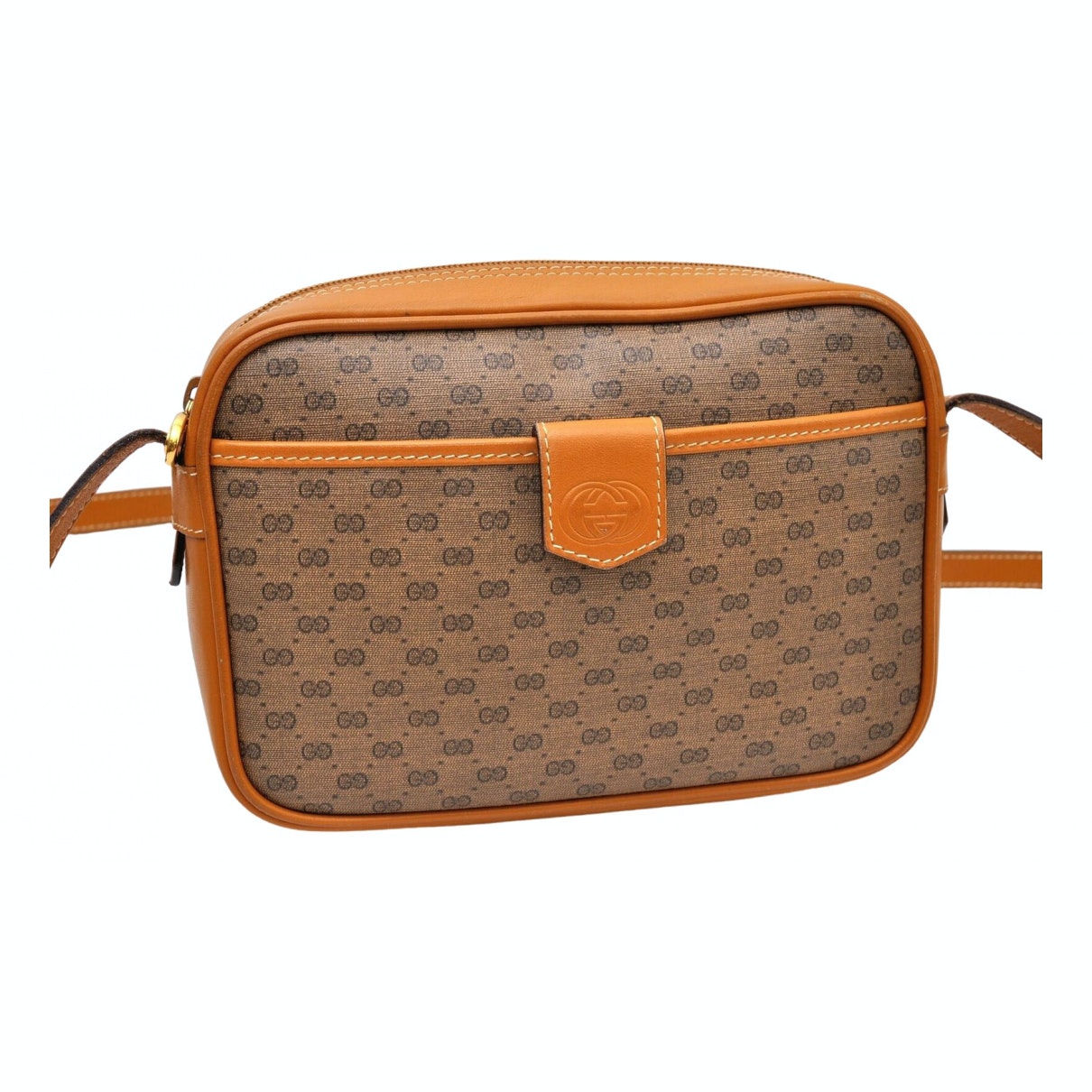 Gucci brown plastic handbag