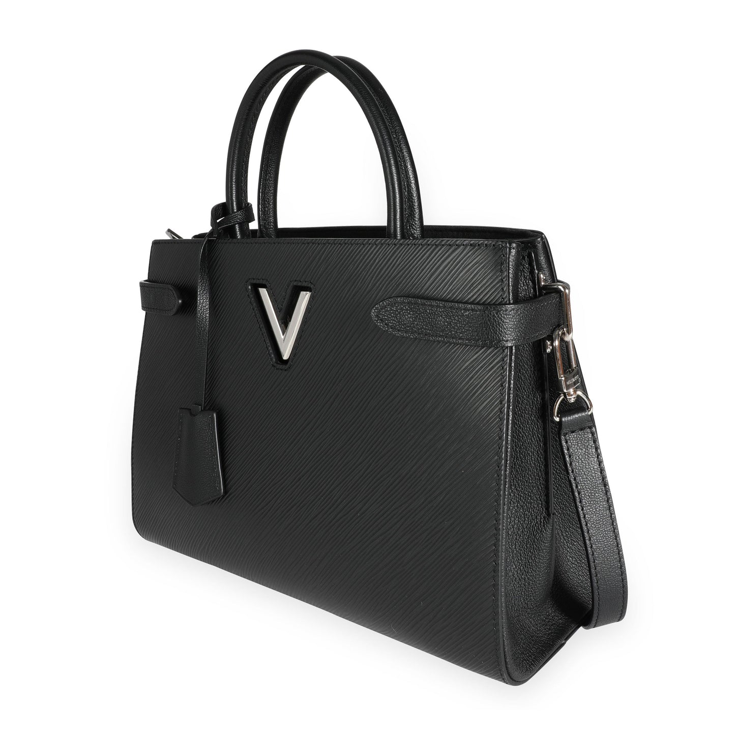 Louis Vuitton Epi Twist Leather Black Tote Bag