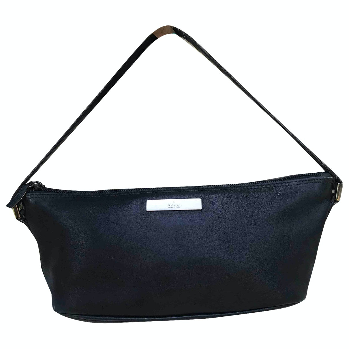 Gucci black leather handbag