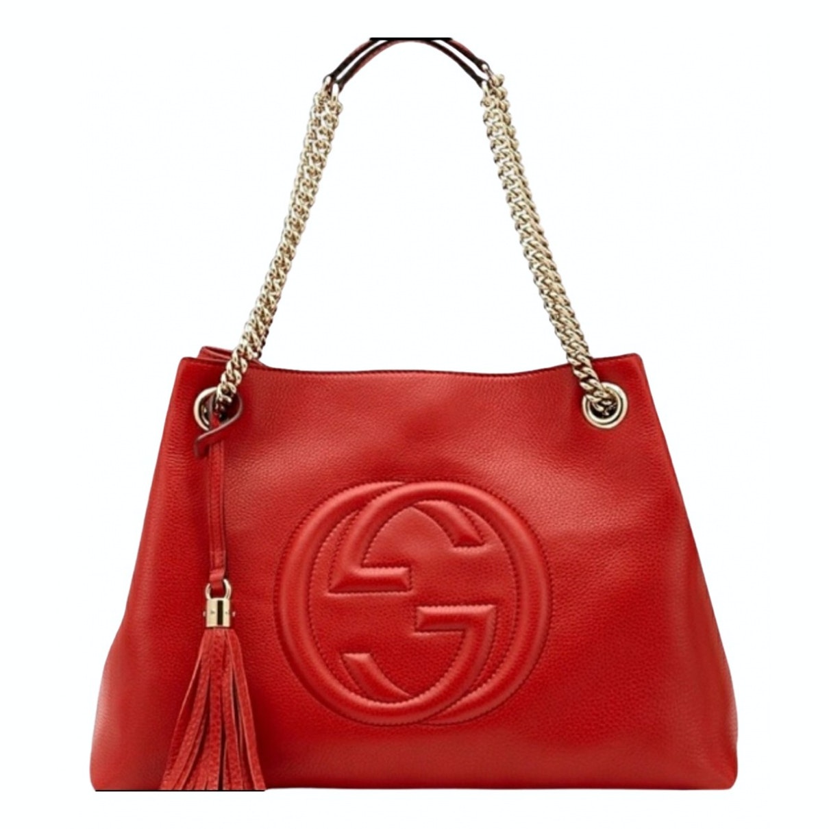 Gucci soho red leather handbag