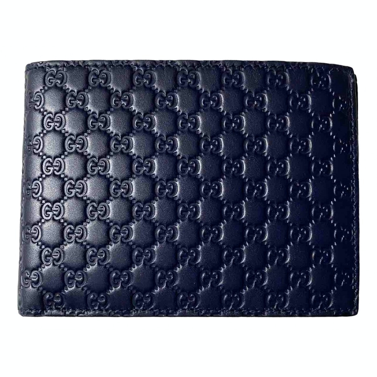 Gucci blue leather case