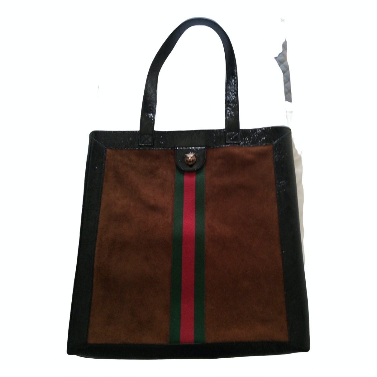 Gucci brown leather handbag