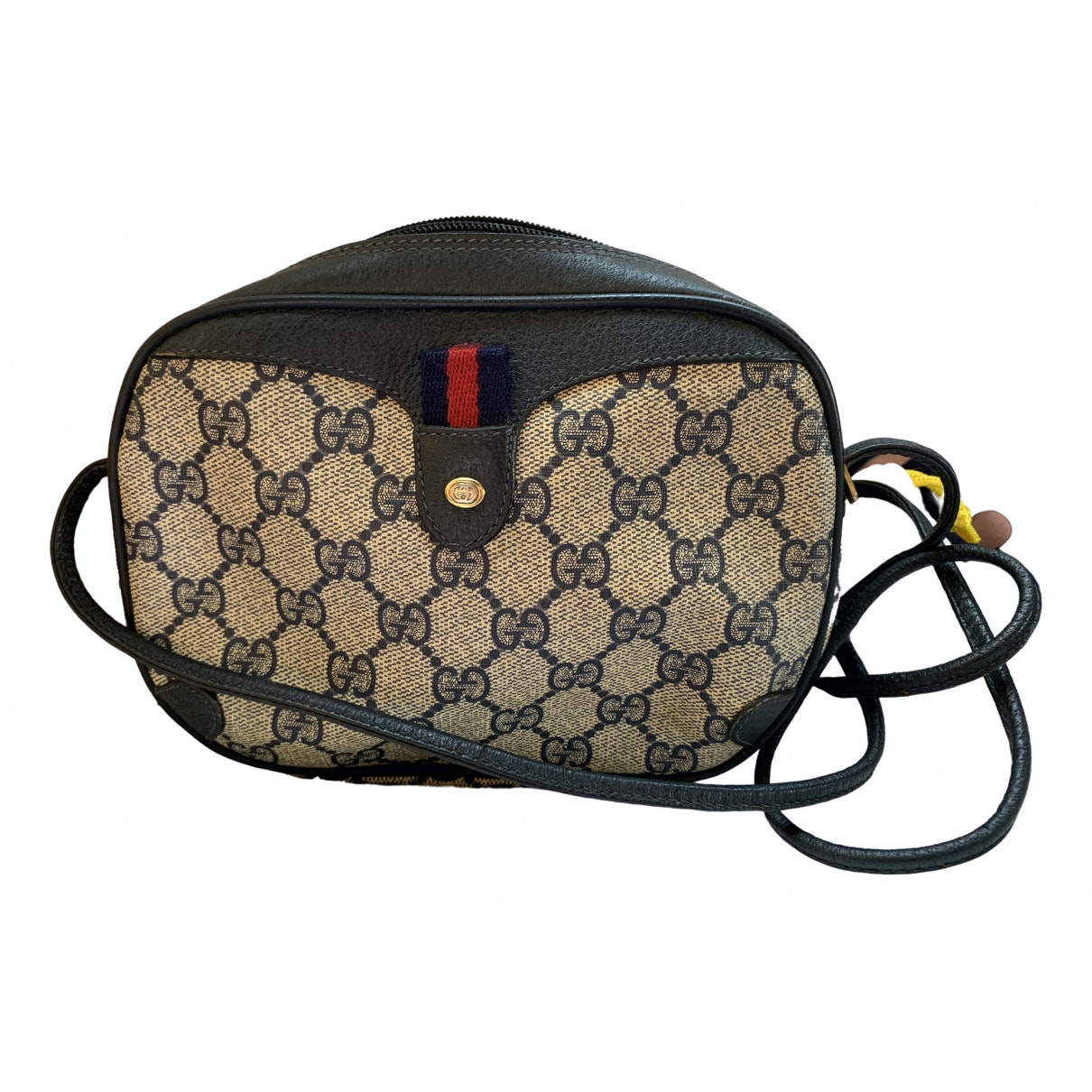 Gucci blue cloth handbag