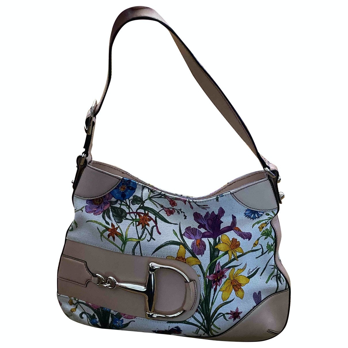 Gucci beige cloth handbag