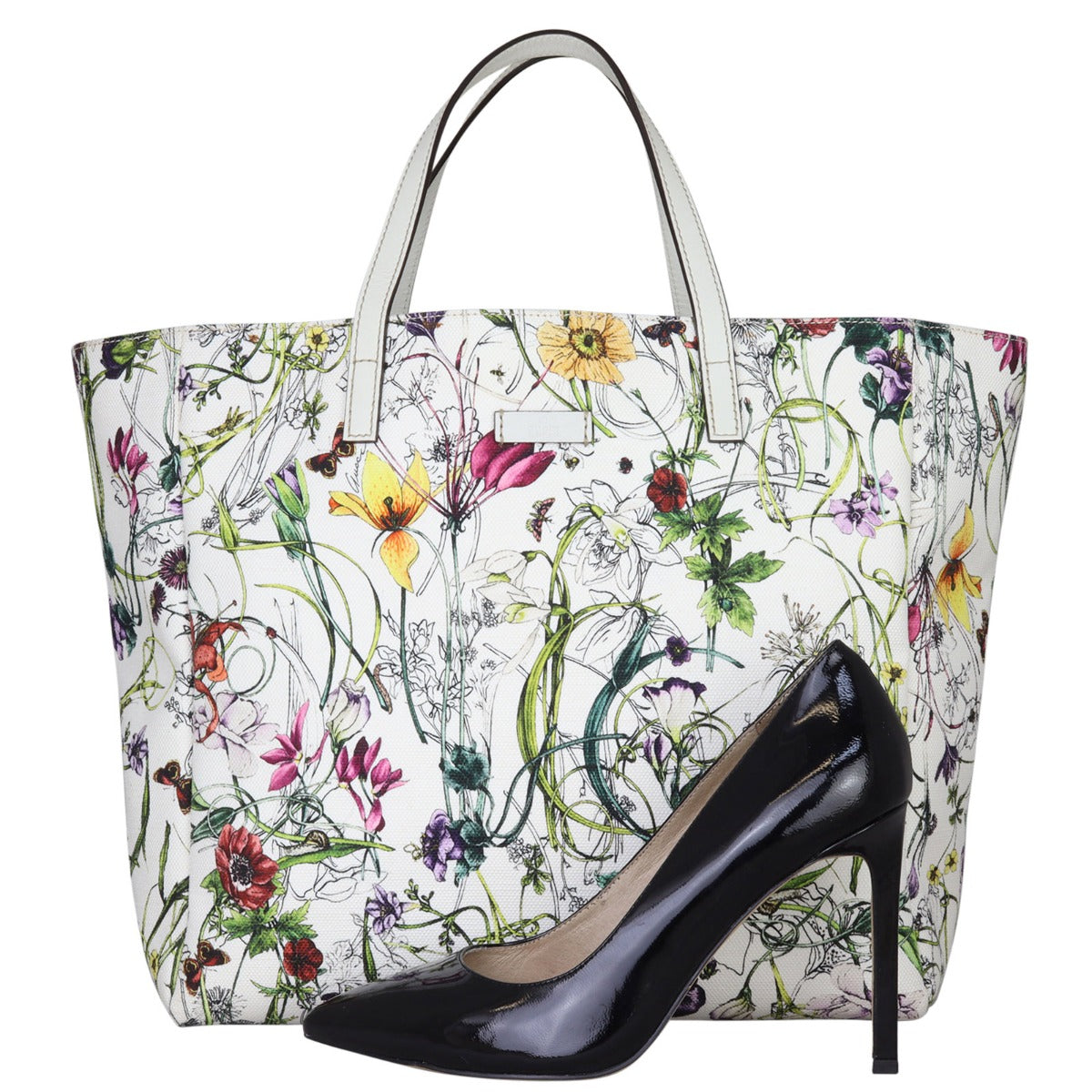 Gucci Flora Canvas Medium Tote