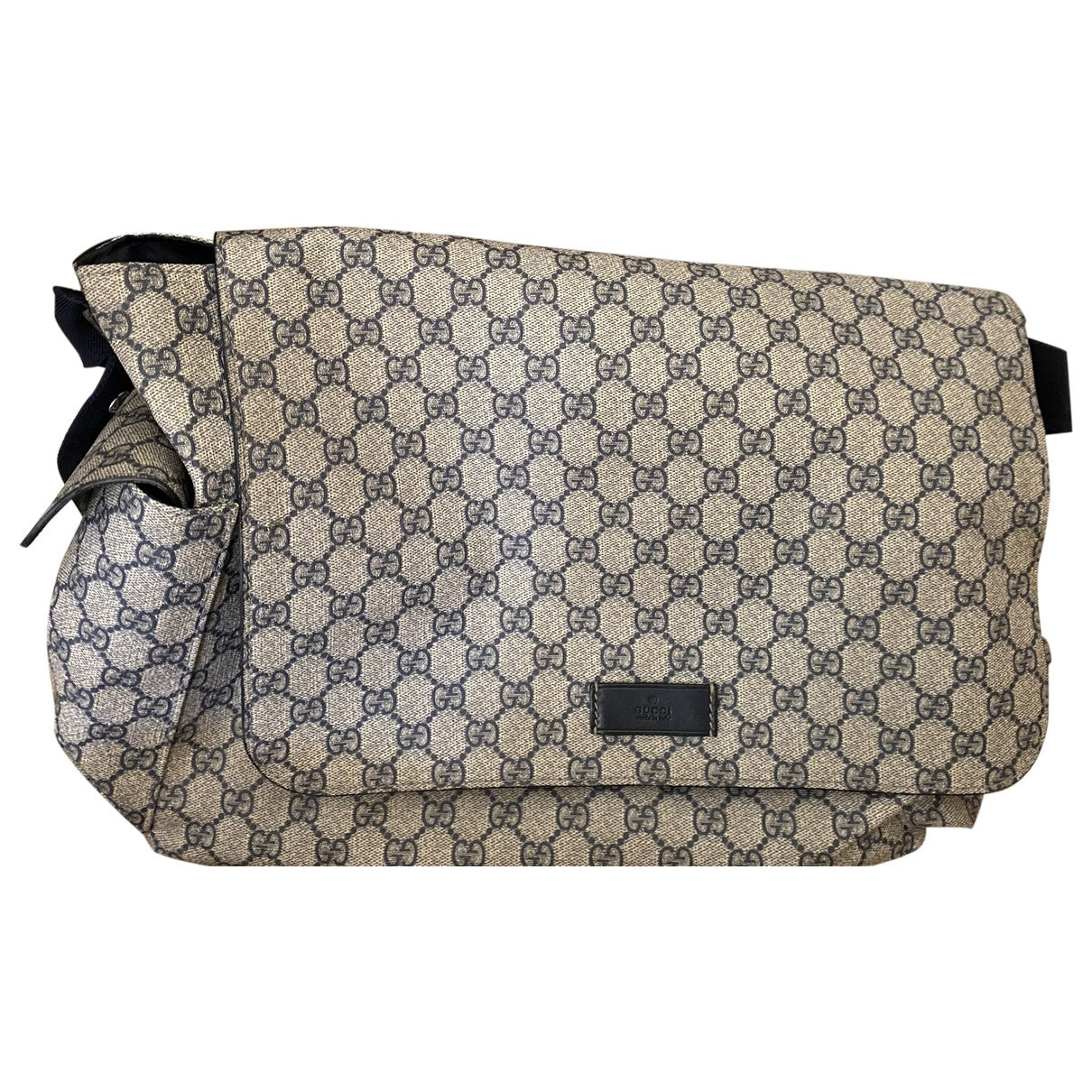 Gucci beige leather bag & pencil cases