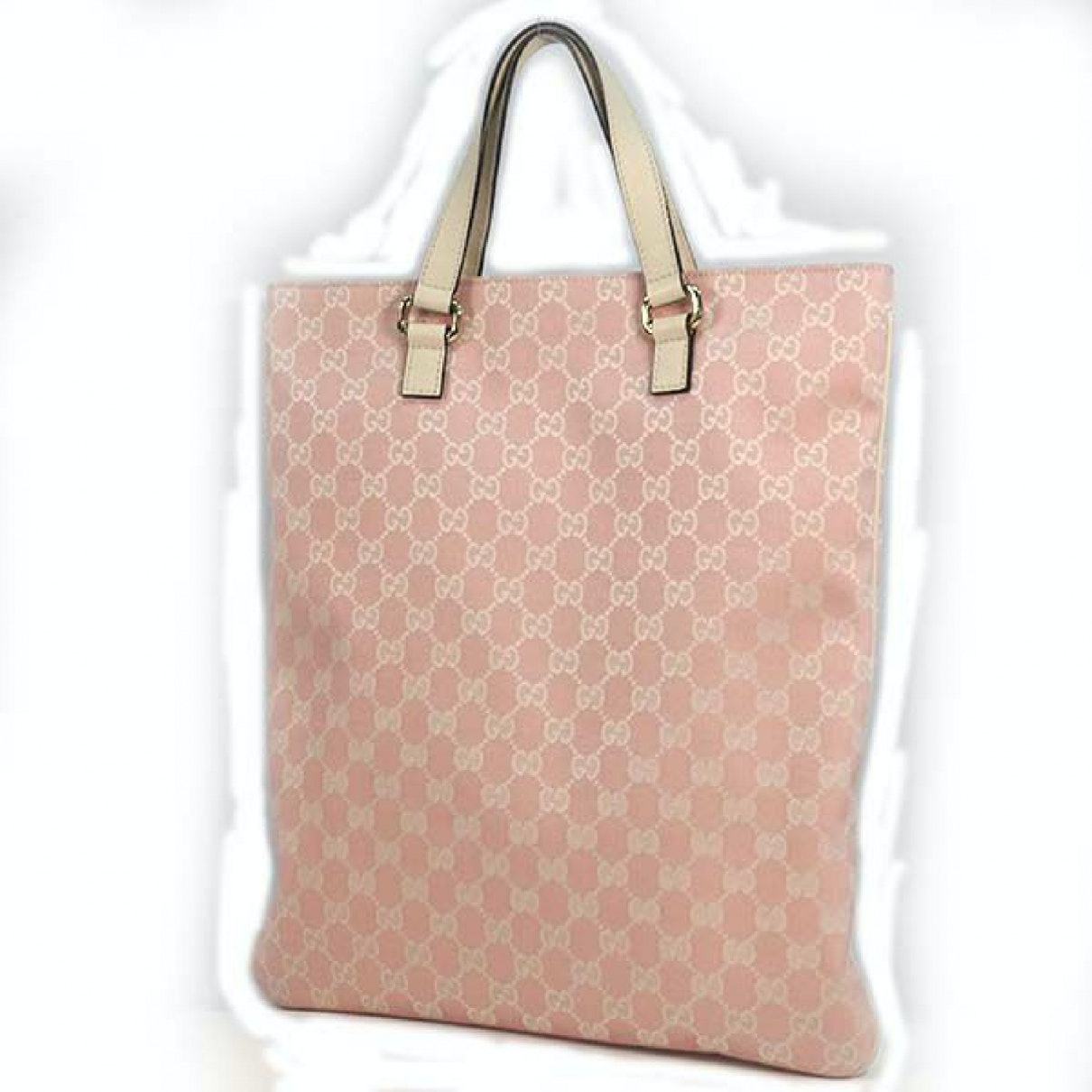 Gucci white cloth handbag