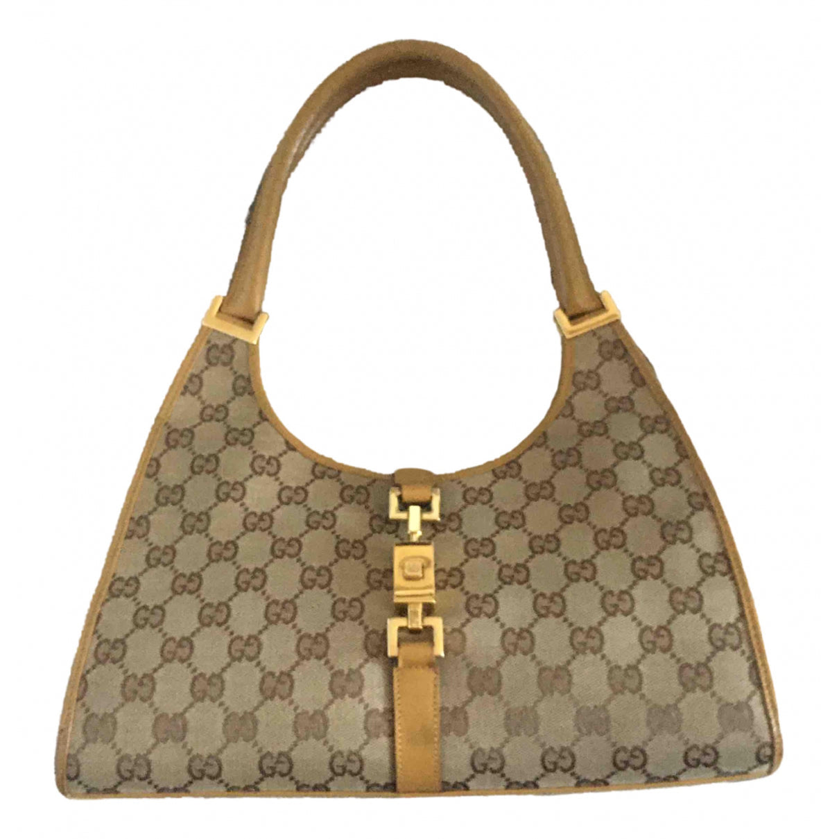 Gucci beige cloth handbag