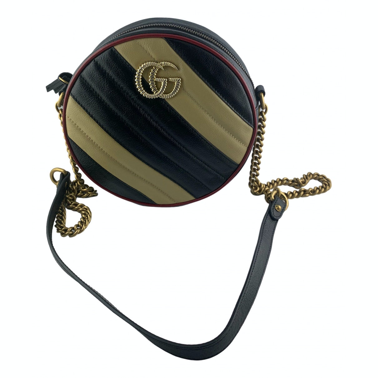 Gucci marmont multicolour leather handbag