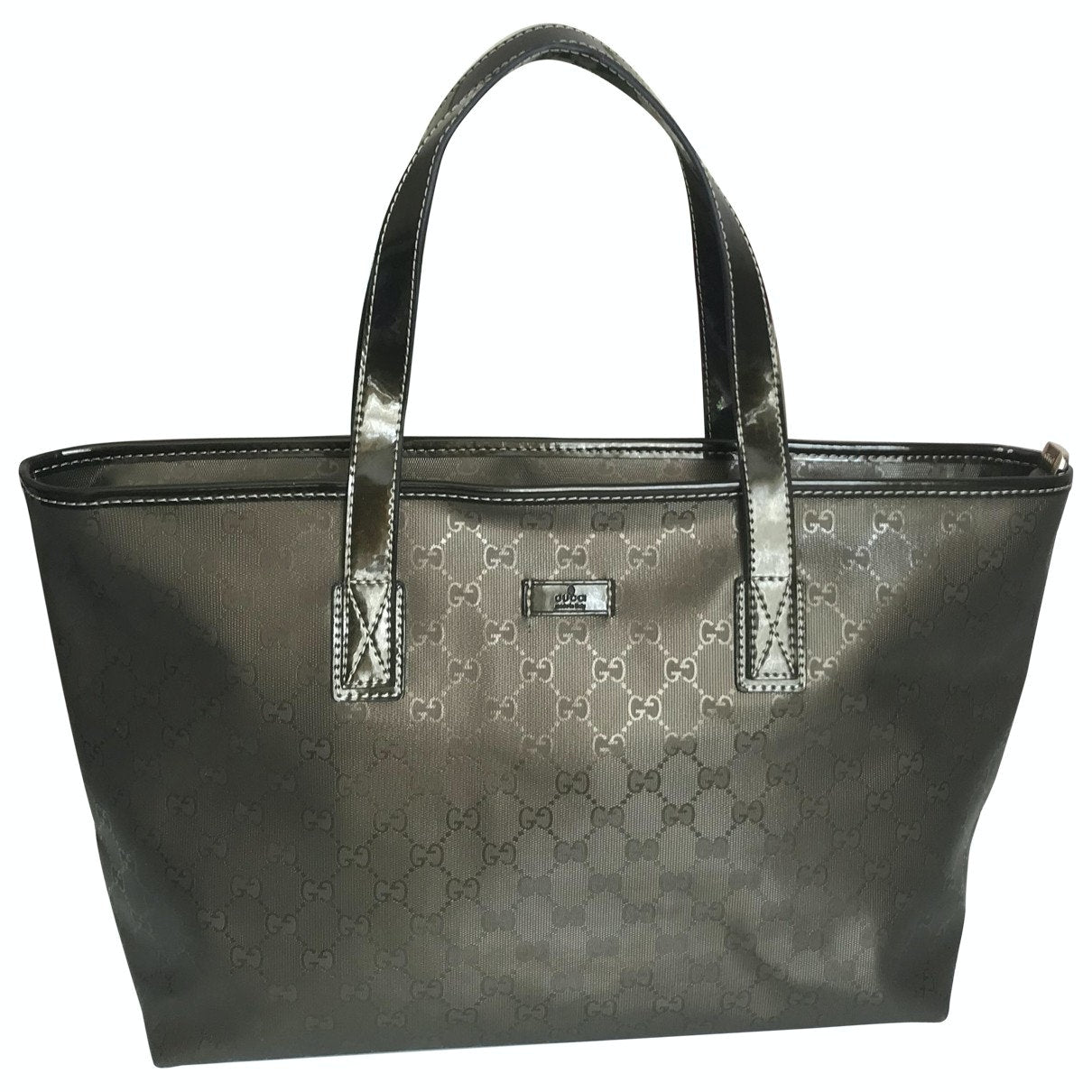 Gucci brown cloth handbag