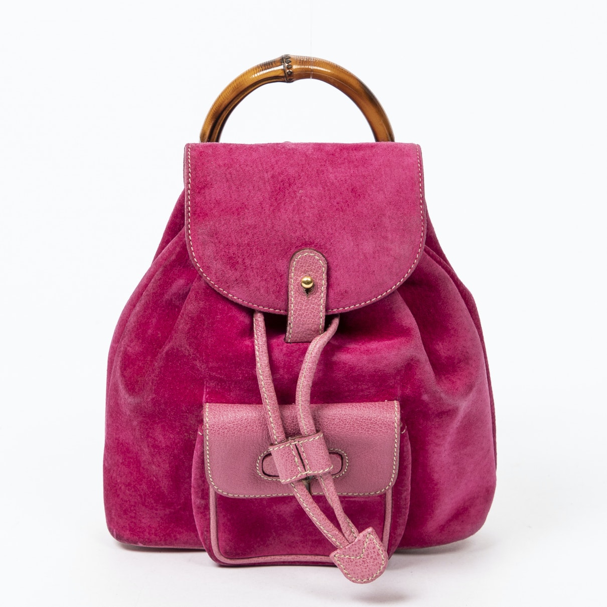 Gucci pink leather handbag
