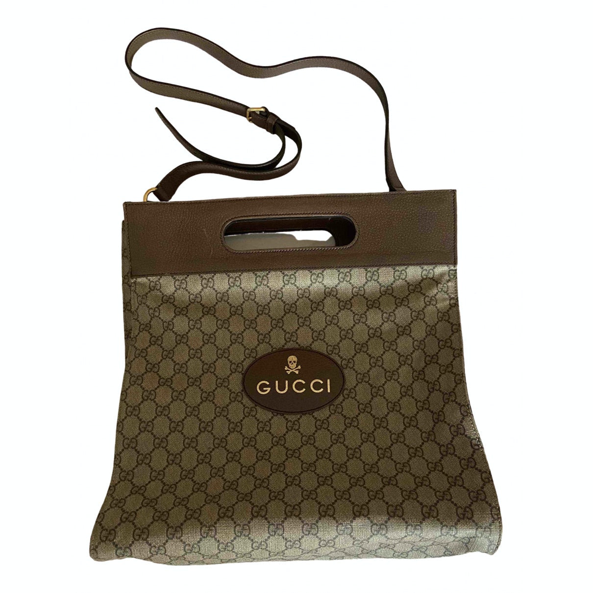Gucci beige cloth handbag