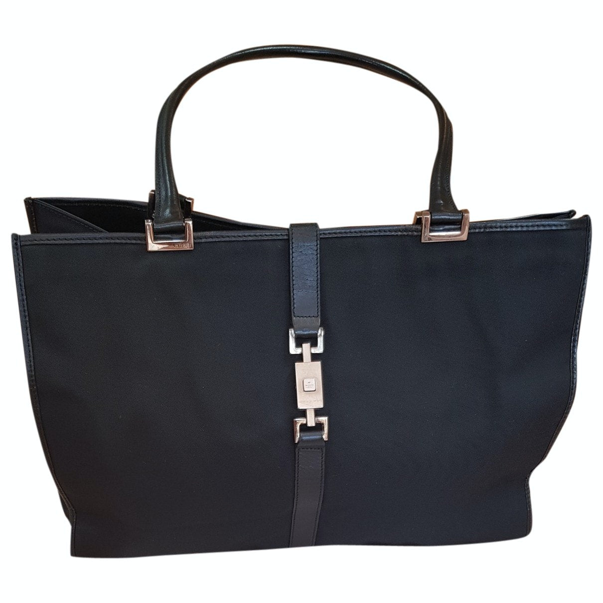 Gucci jackie black cloth handbag