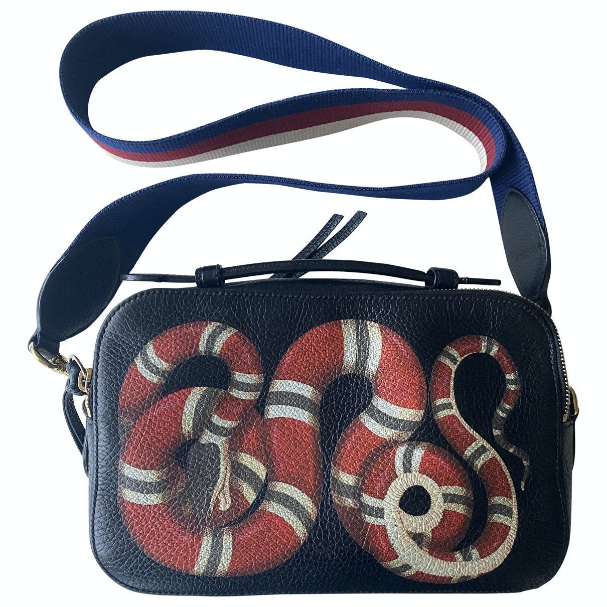 Gucci black leather handbag