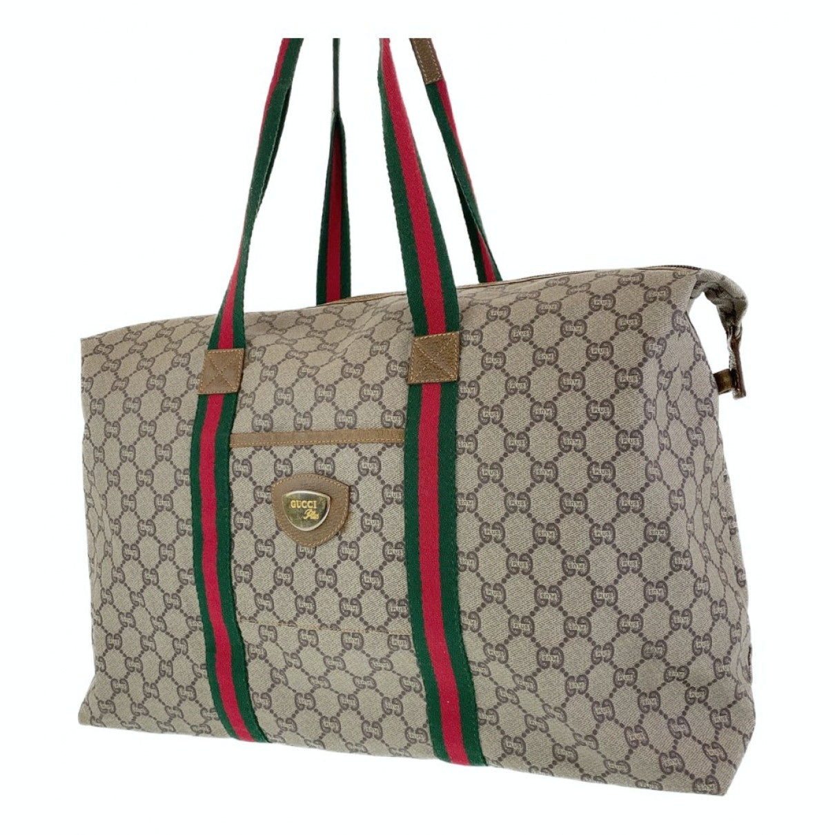 Gucci brown synthetic travel bag