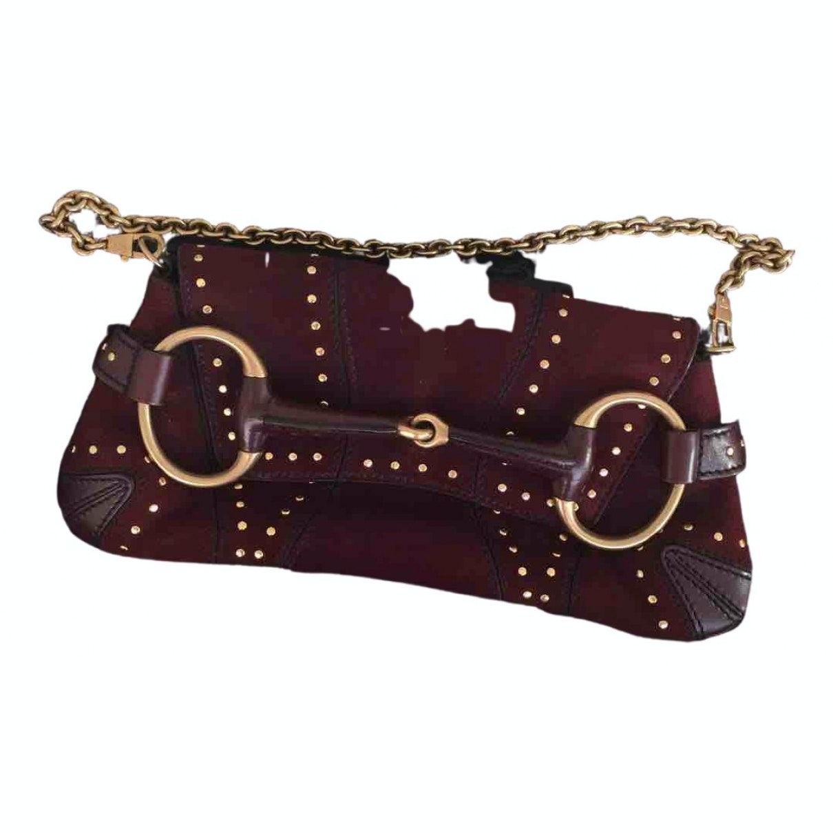 Gucci guccy clutch burgundy leather clutch bag