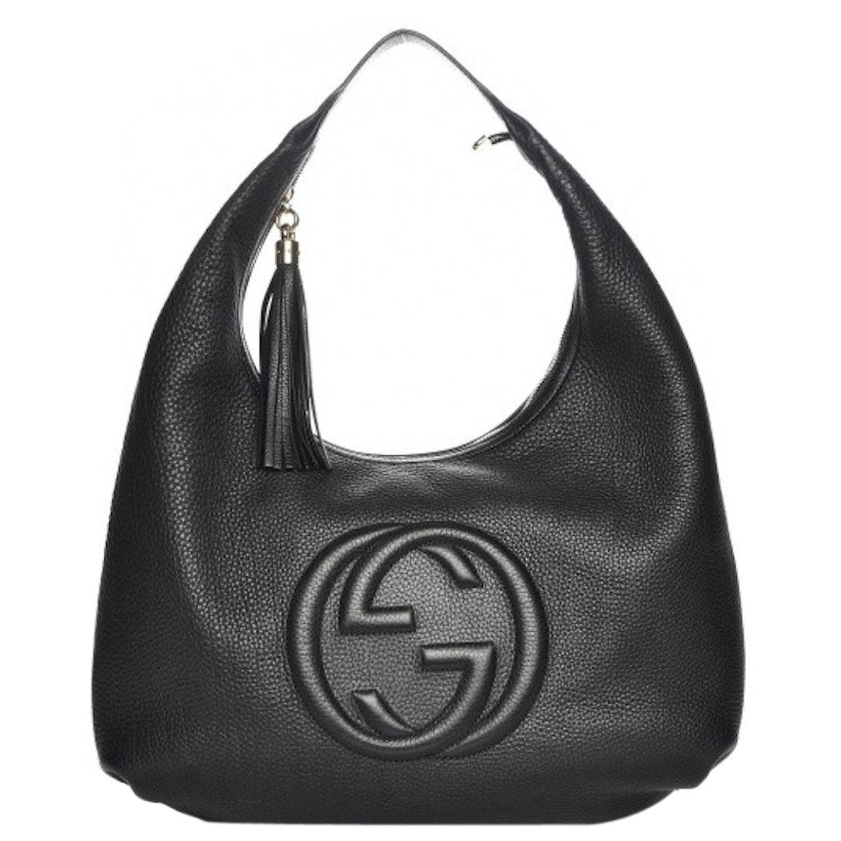 Gucci soho black leather handbag