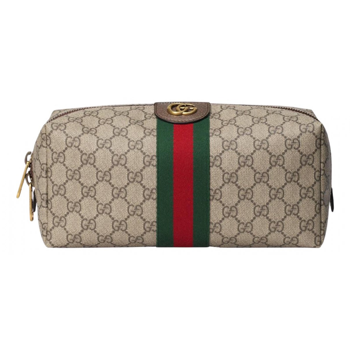 Gucci beige cloth travel bag